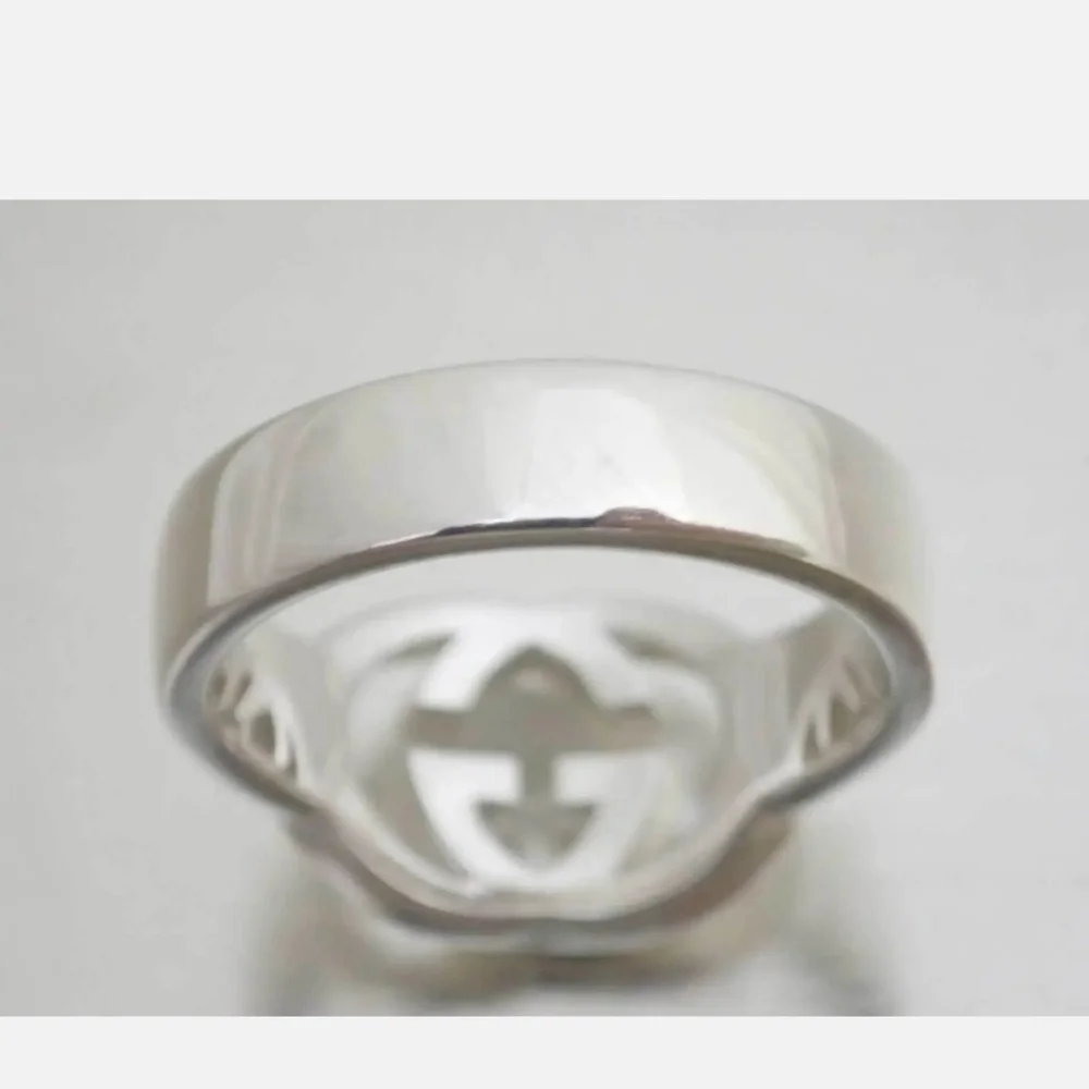 GORGEOUS STERLING SILVER 925 GUCCI RING SIZE 6 to 7 - Picture 5 of 8